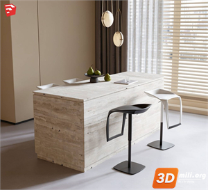 Kitchen island Skp Files